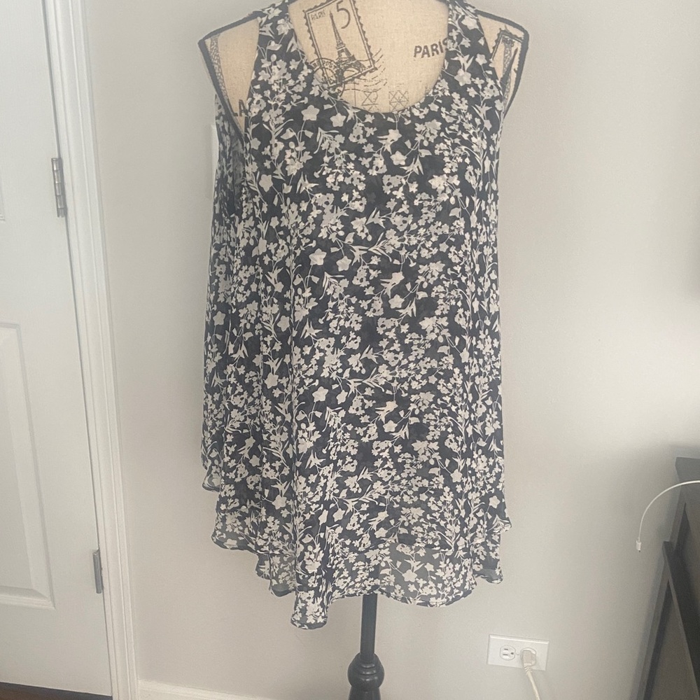 Lane Bryant Tiered Ruffle Blouse in size-XL